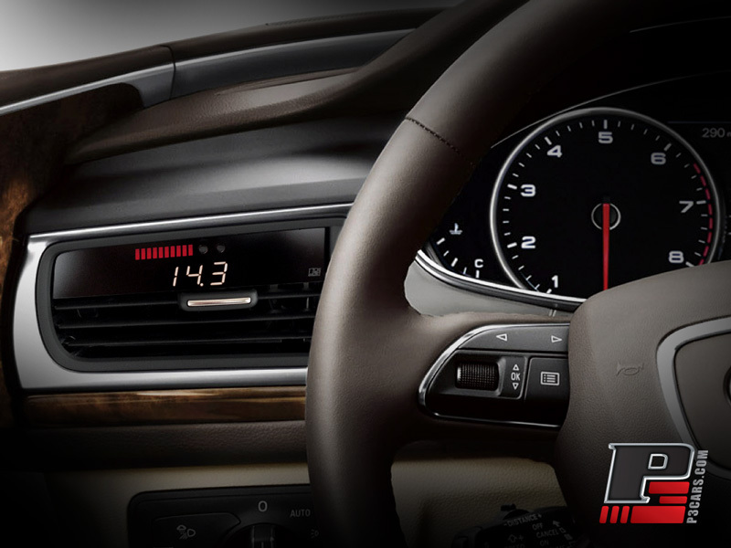 P3 Cars Integrated Vent Digital Gauge Audi C7 A6/7 S6/7 RS6/7